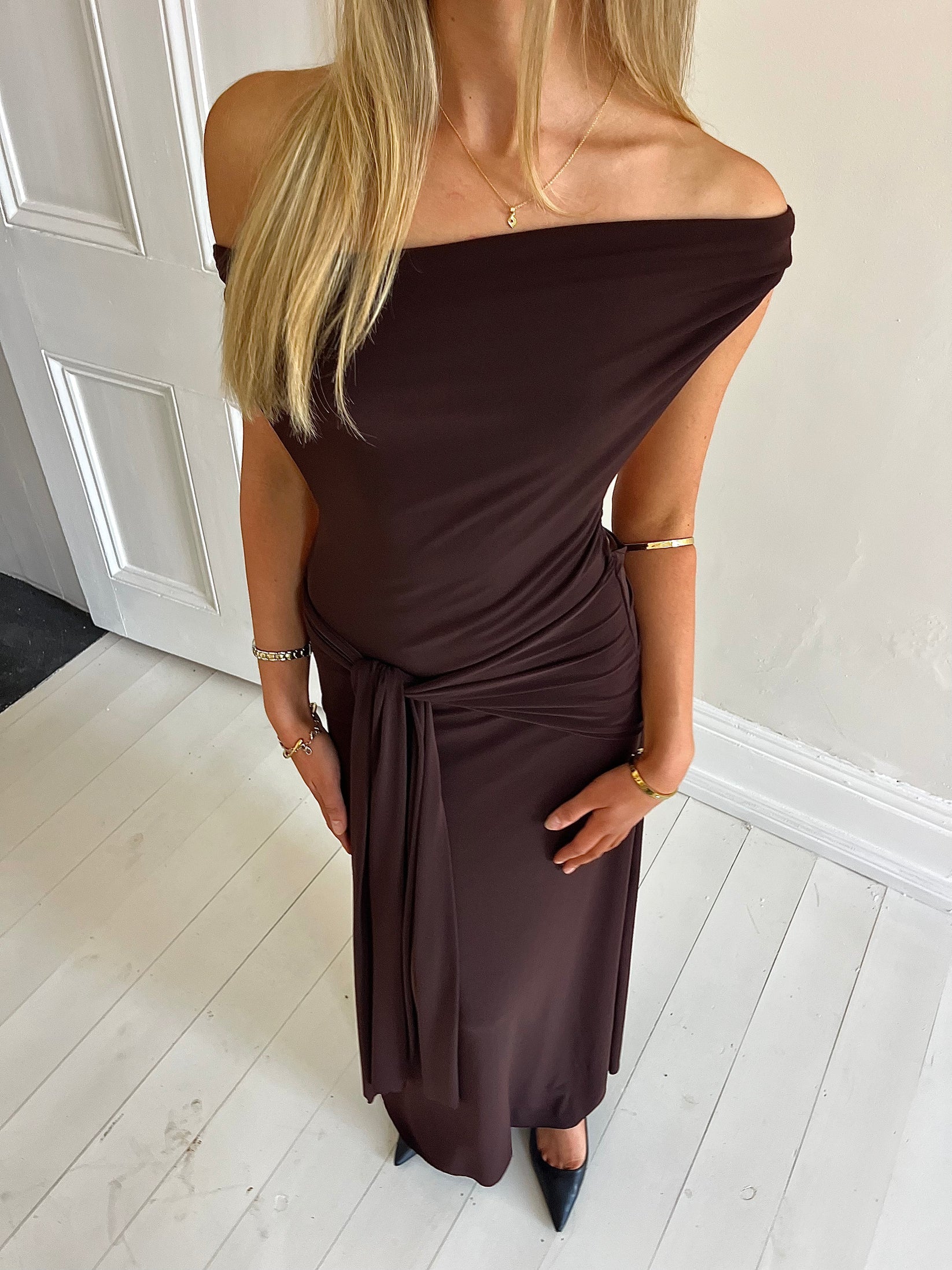 La Marie Nadia Dress - Brown
