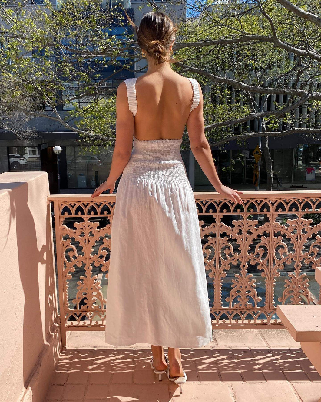 Sir The Label Lorena Open Back Maxi Dress