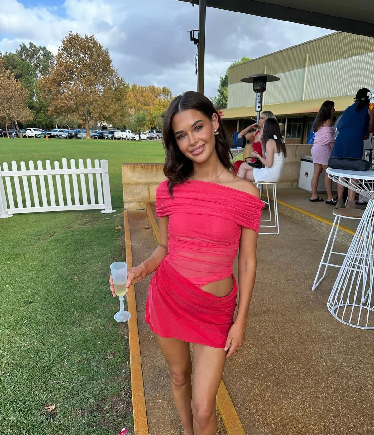 FOR SALE - Benni Nico Off-Shoulder Mini Dress