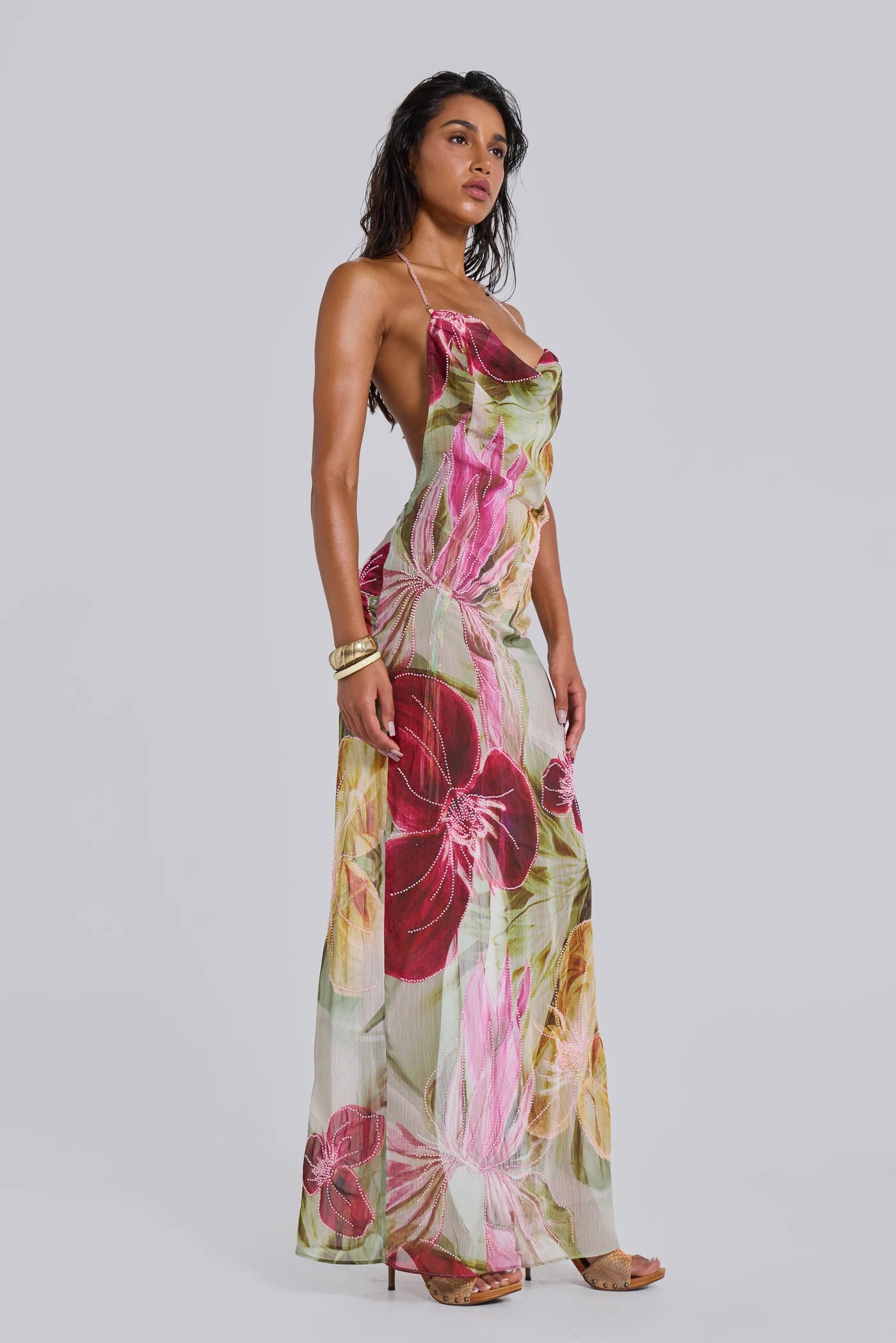 Jaded London Dahlia Maxi Dress