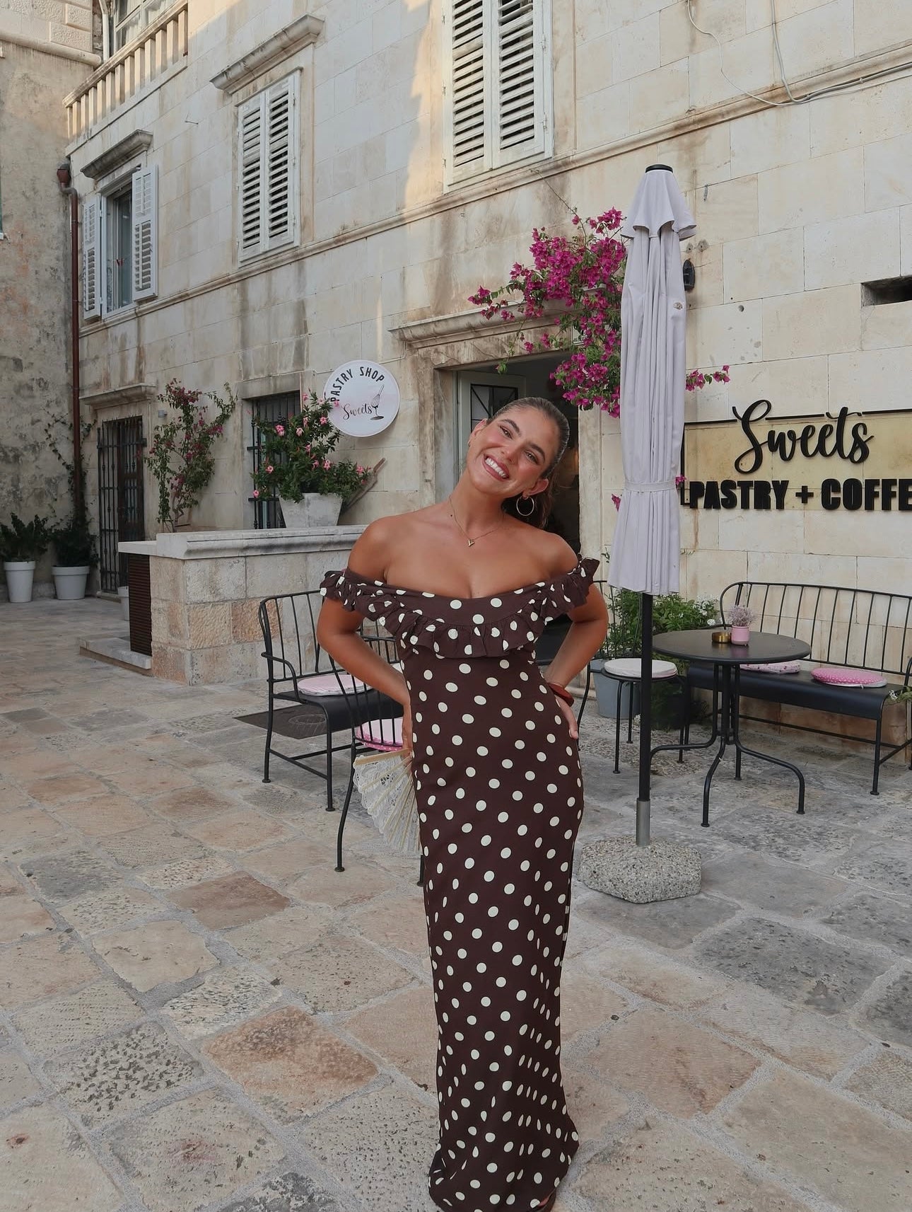 Design By Si Luna Dress - Brown/Yellow