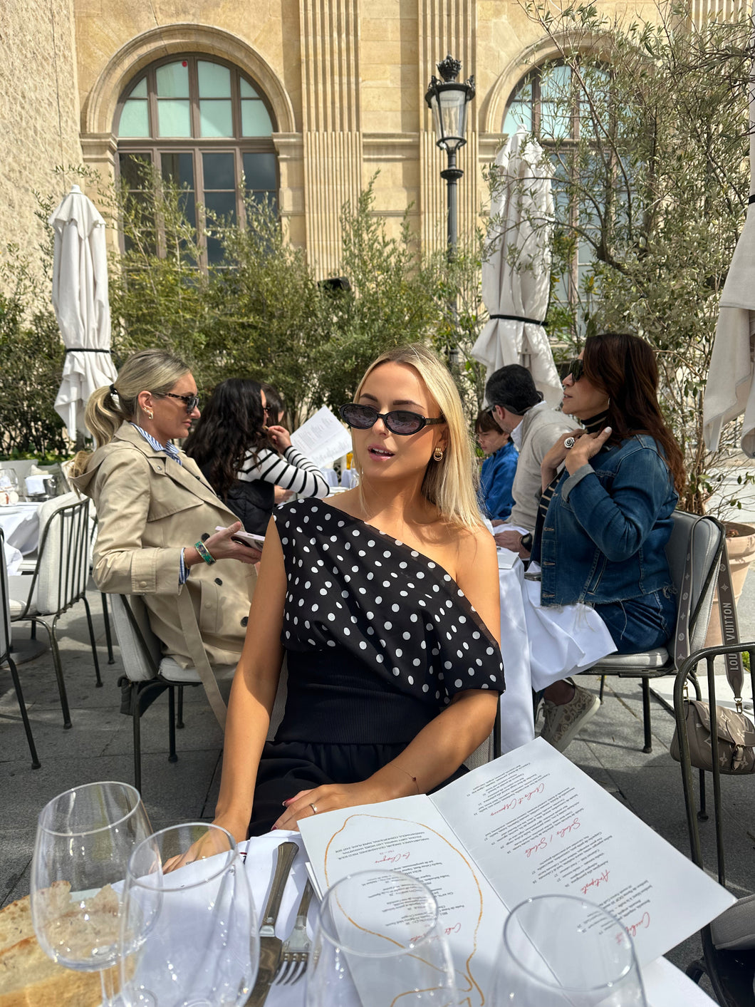 Kimmie Polka Dotted Top