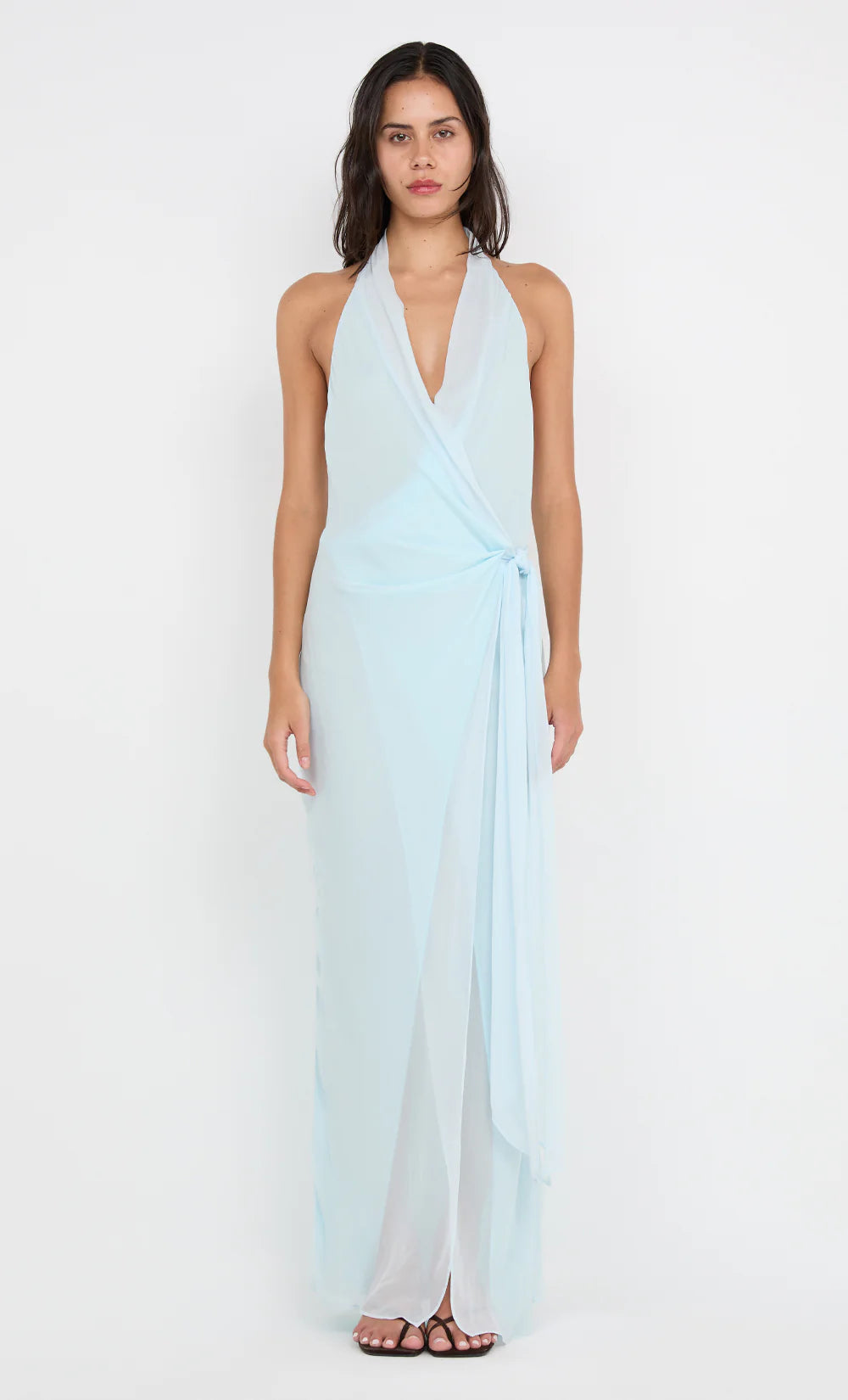 Bec & Bridge Soneva Wrap Dress - Arctic Blue The Designer Collection Bec & Bridge Soneva Wrap Dress - Arctic Blue The Designer Collection
