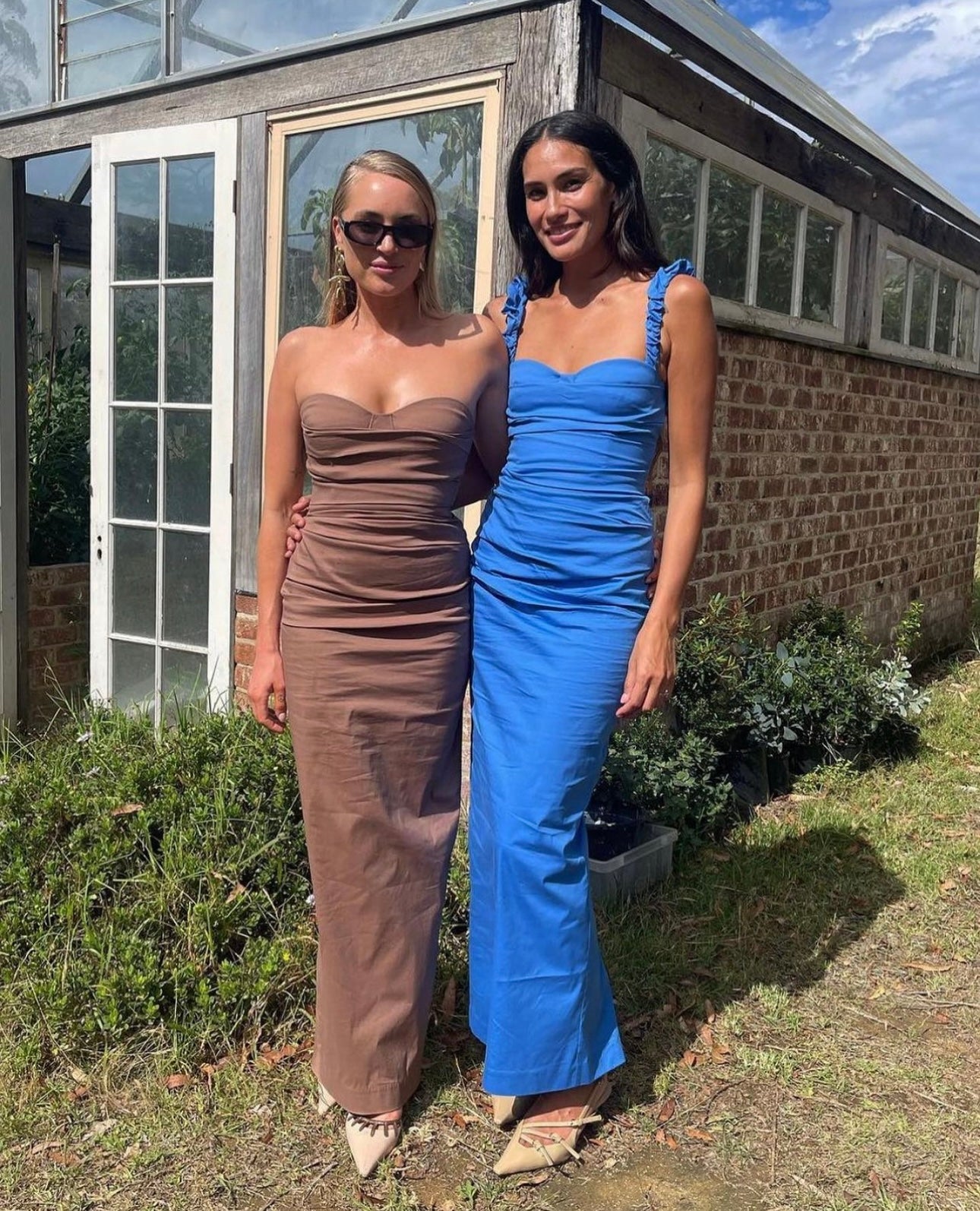 Sir The Label Azul Balconette Gown