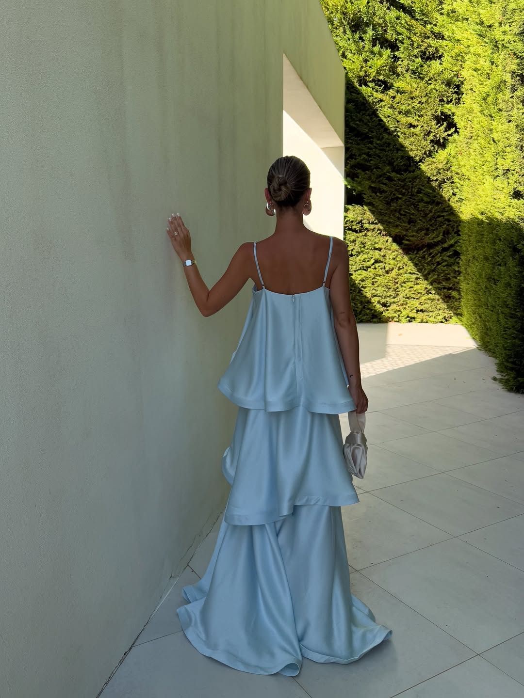 Elliatt Tilly Tiered Maxi Dress - Blue