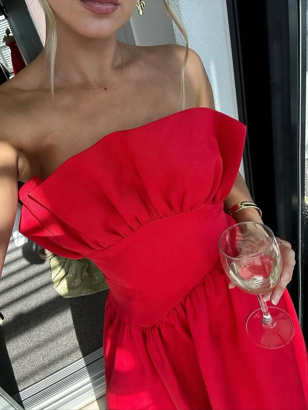 elliatt red dress laurel Elliatt - Laurel Sleeveless Maxi Dress In Red