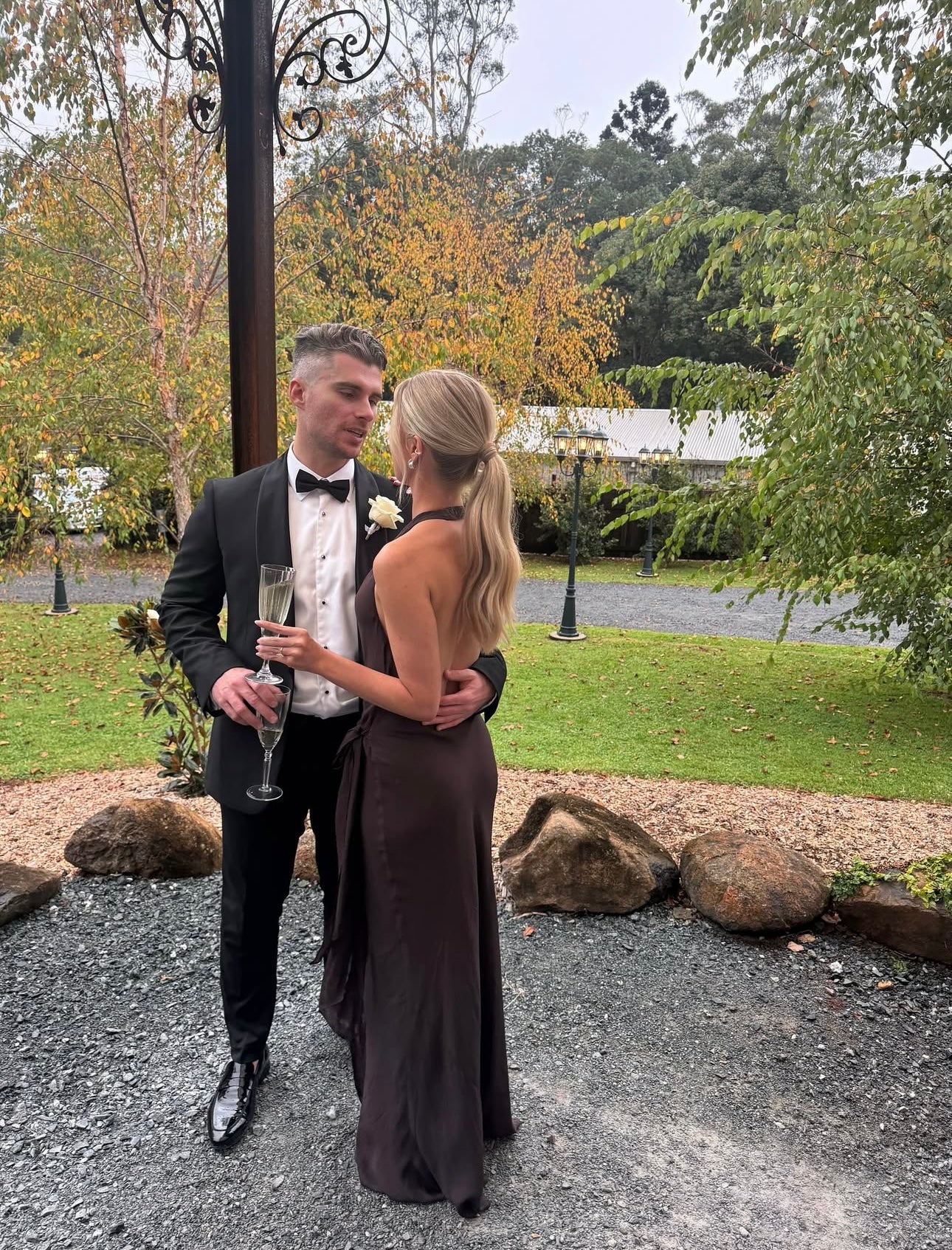 Bec & Bridge Soneva Wrap Dress - Dark Chocolate