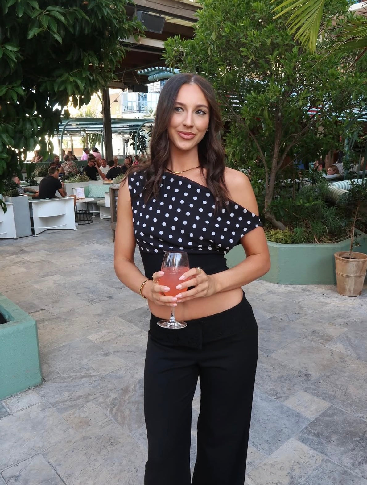 Design By Si Kimmie Polka Dotted Top