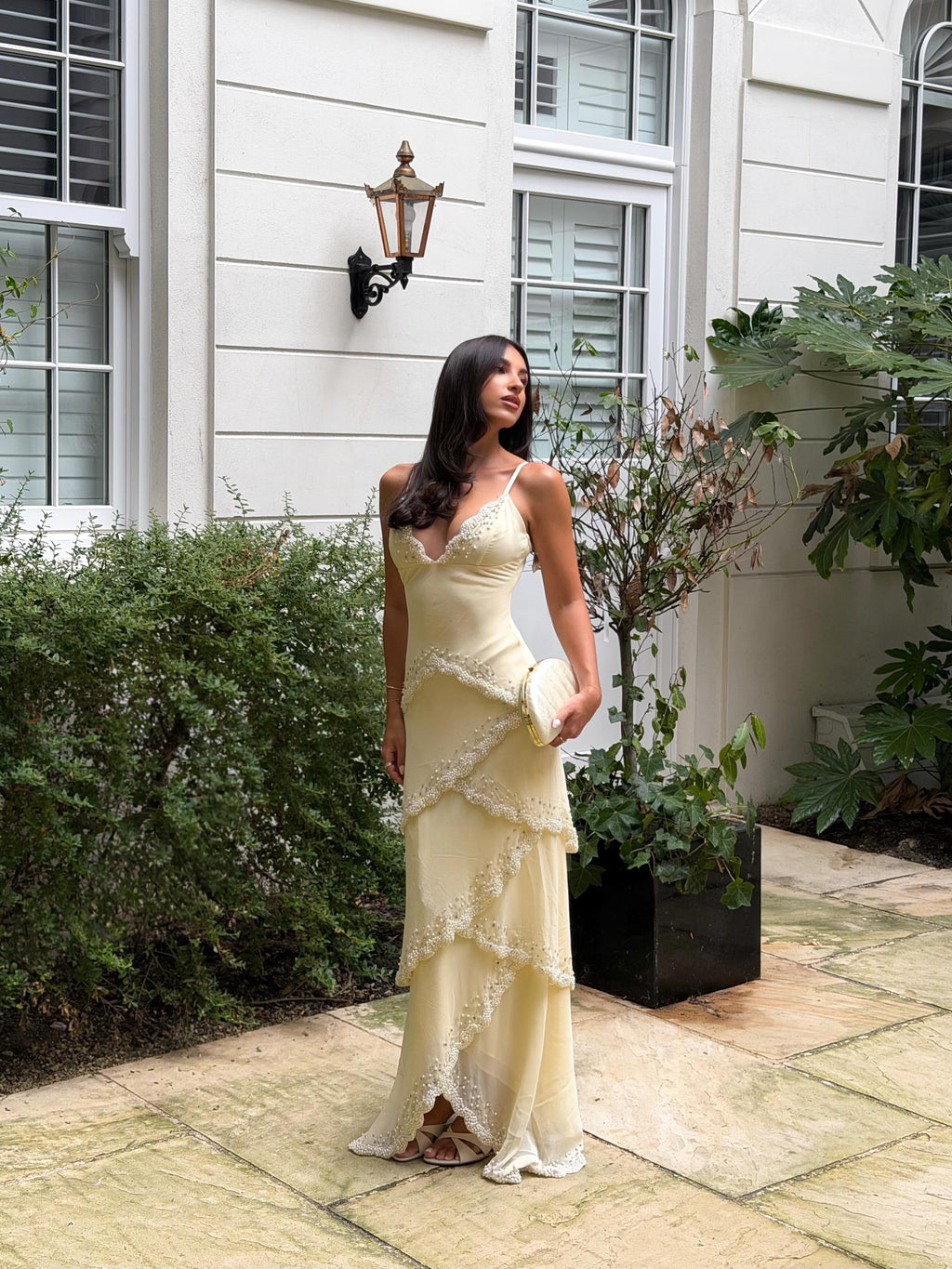House of CB Sorelle Tiered Maxi Dress