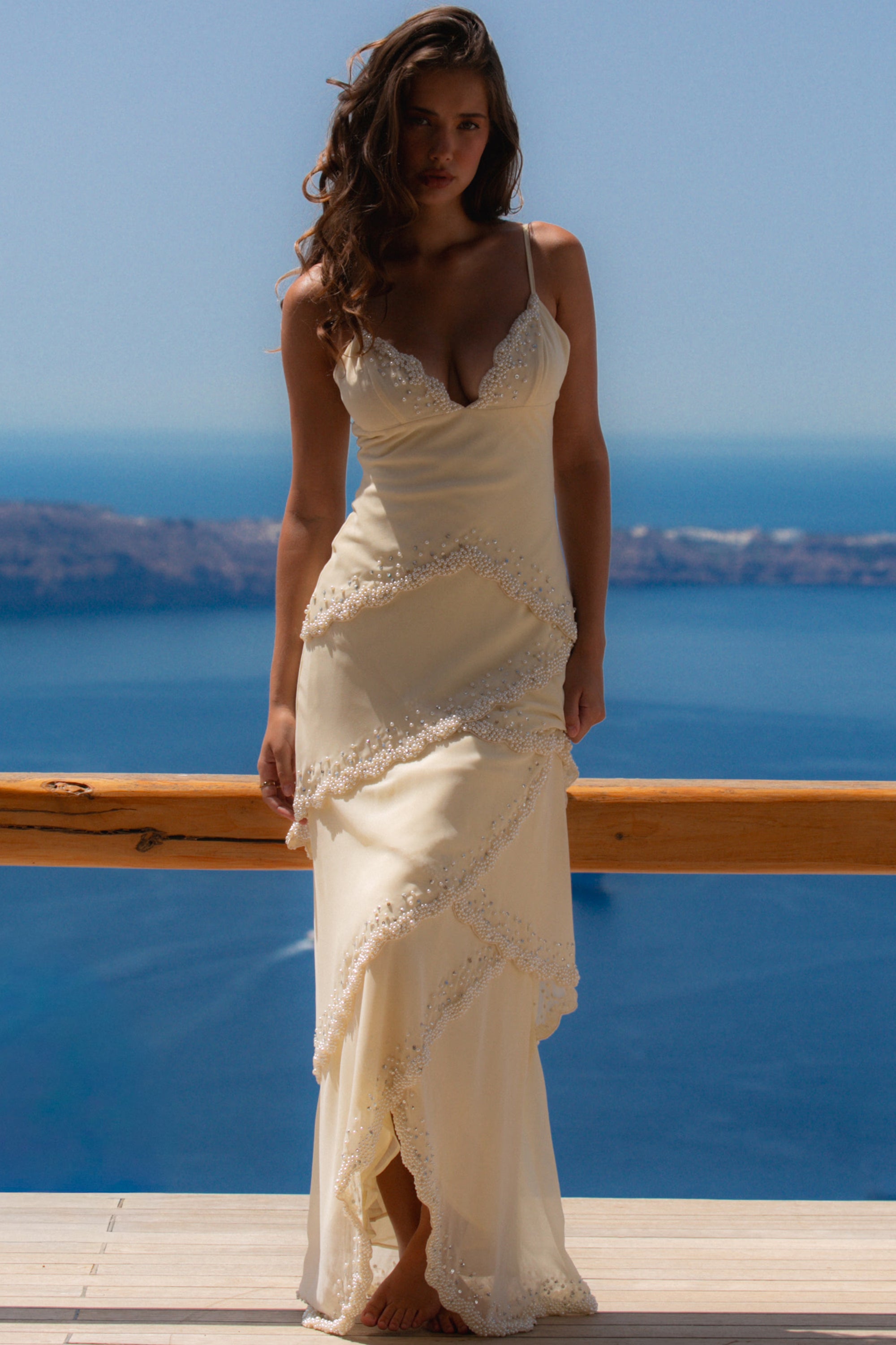 House of CB Sorelle Tiered Maxi Dress