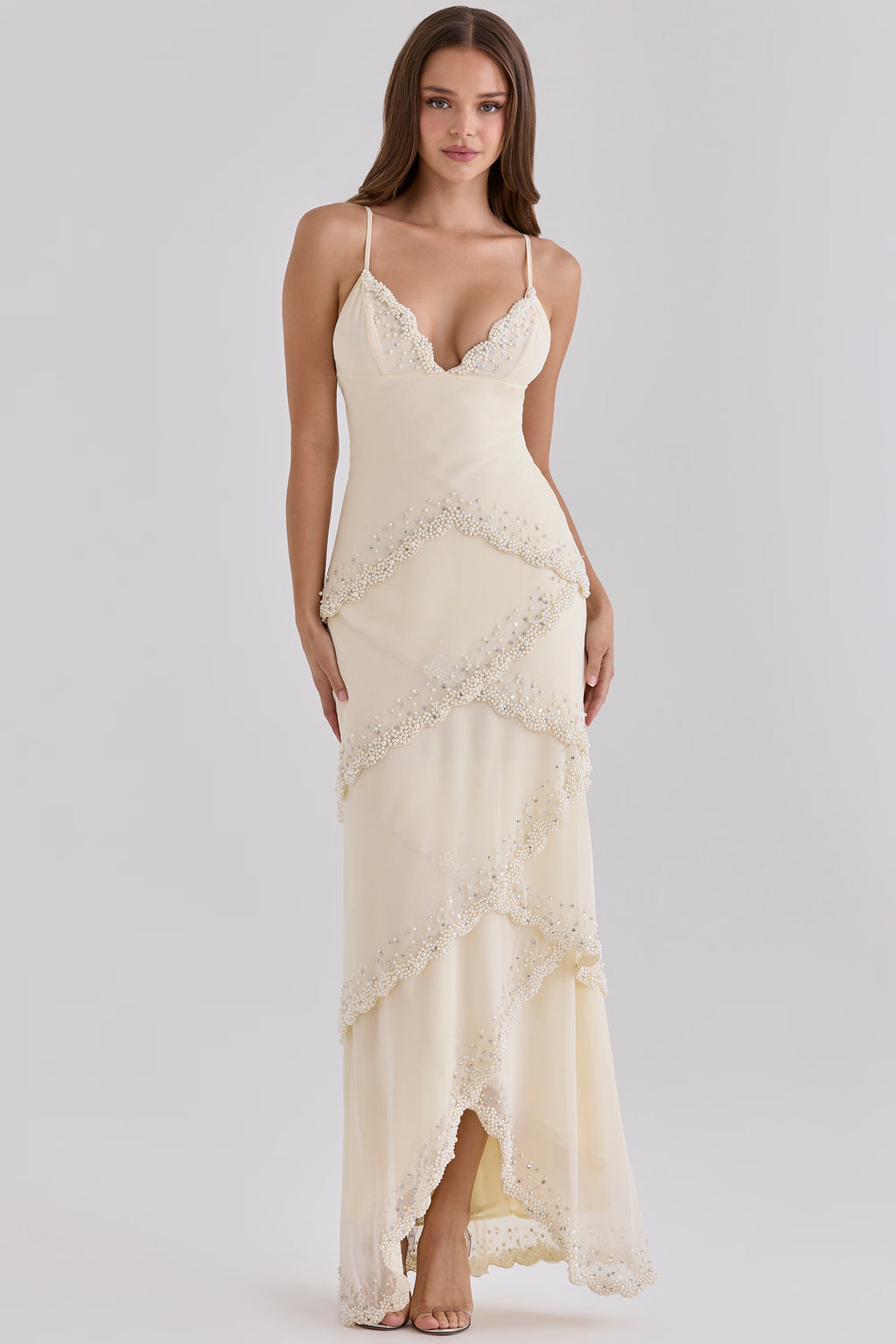 House of CB Sorelle Tiered Maxi Dress