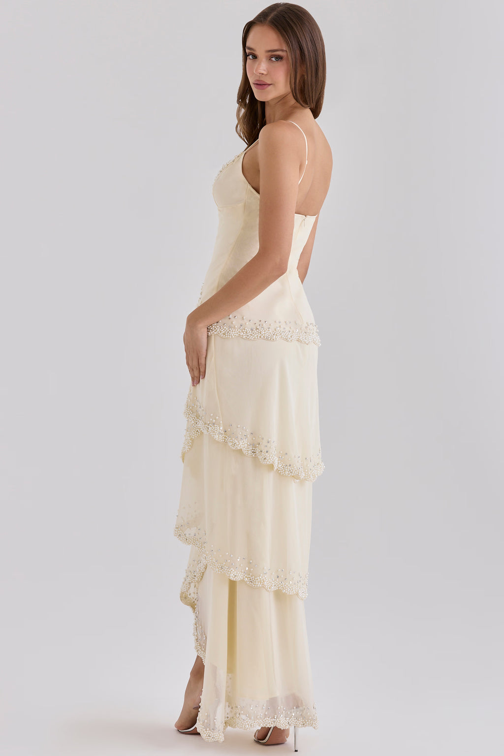 House of CB Sorelle Tiered Maxi Dress