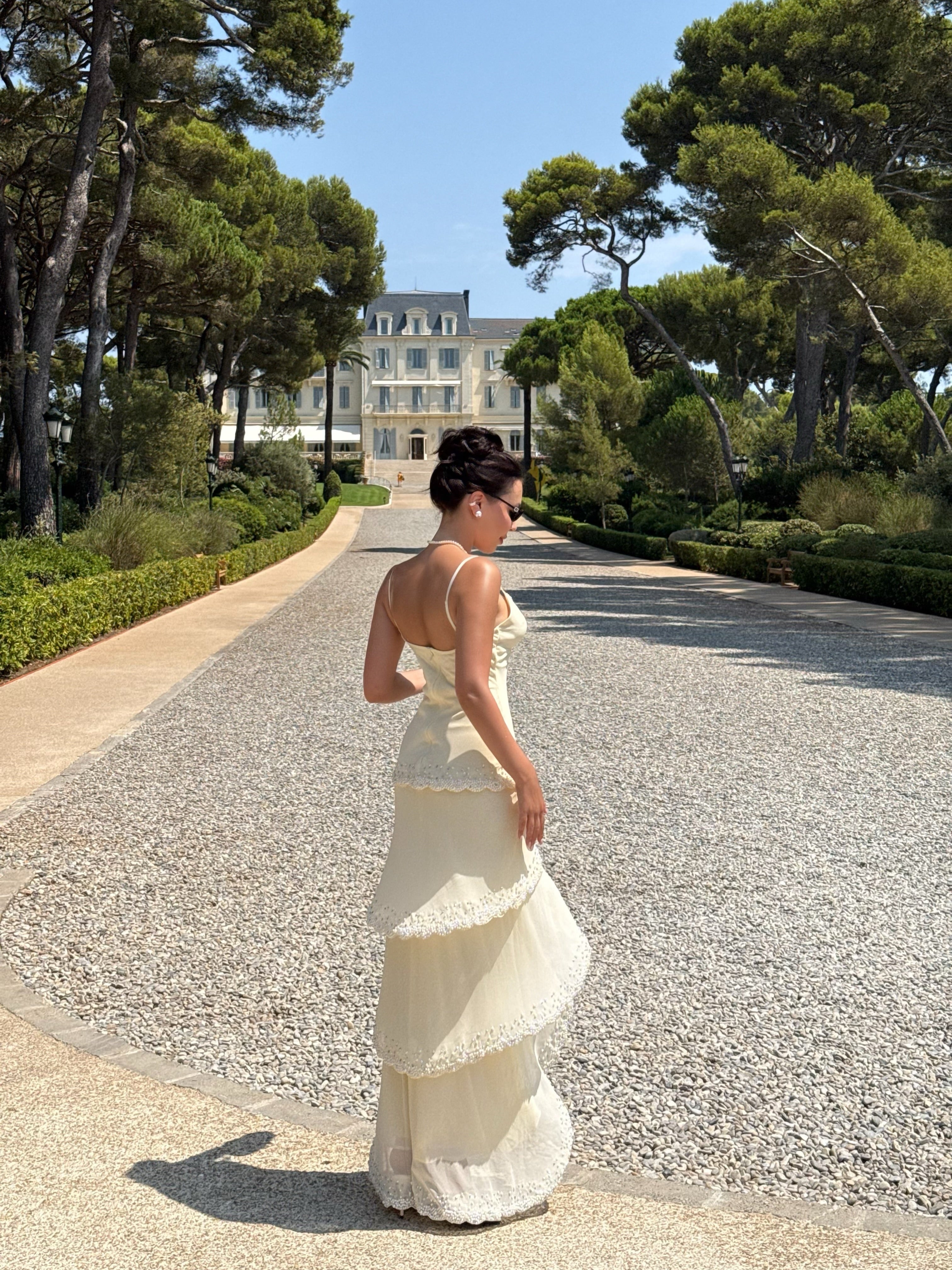 House of CB Sorelle Tiered Maxi Dress