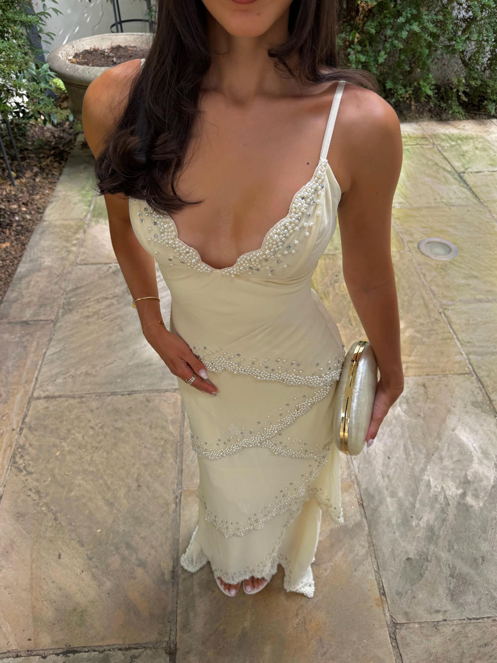 House of CB Sorelle Tiered Maxi Dress