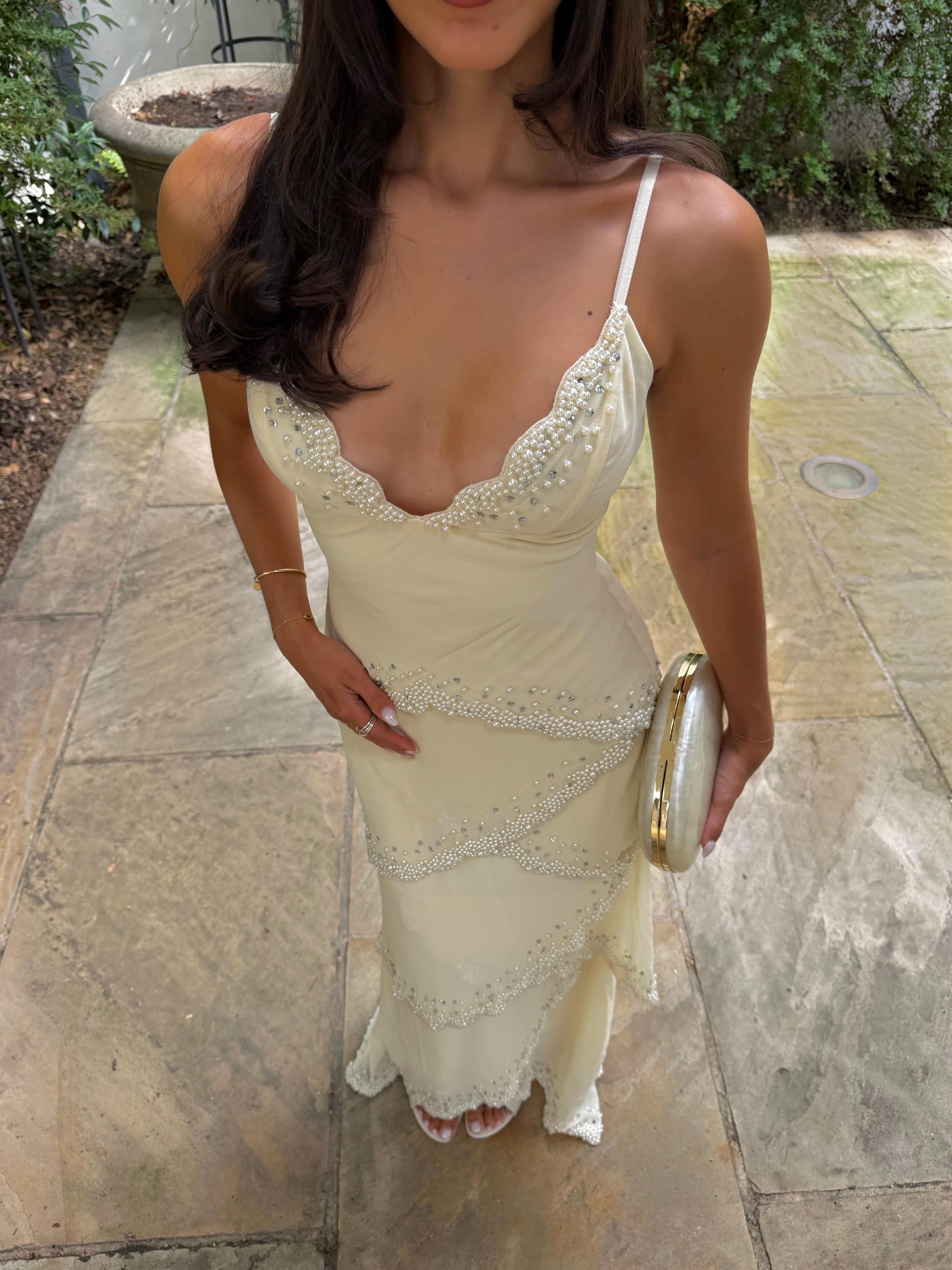 House of CB Sorelle Tiered Maxi Dress