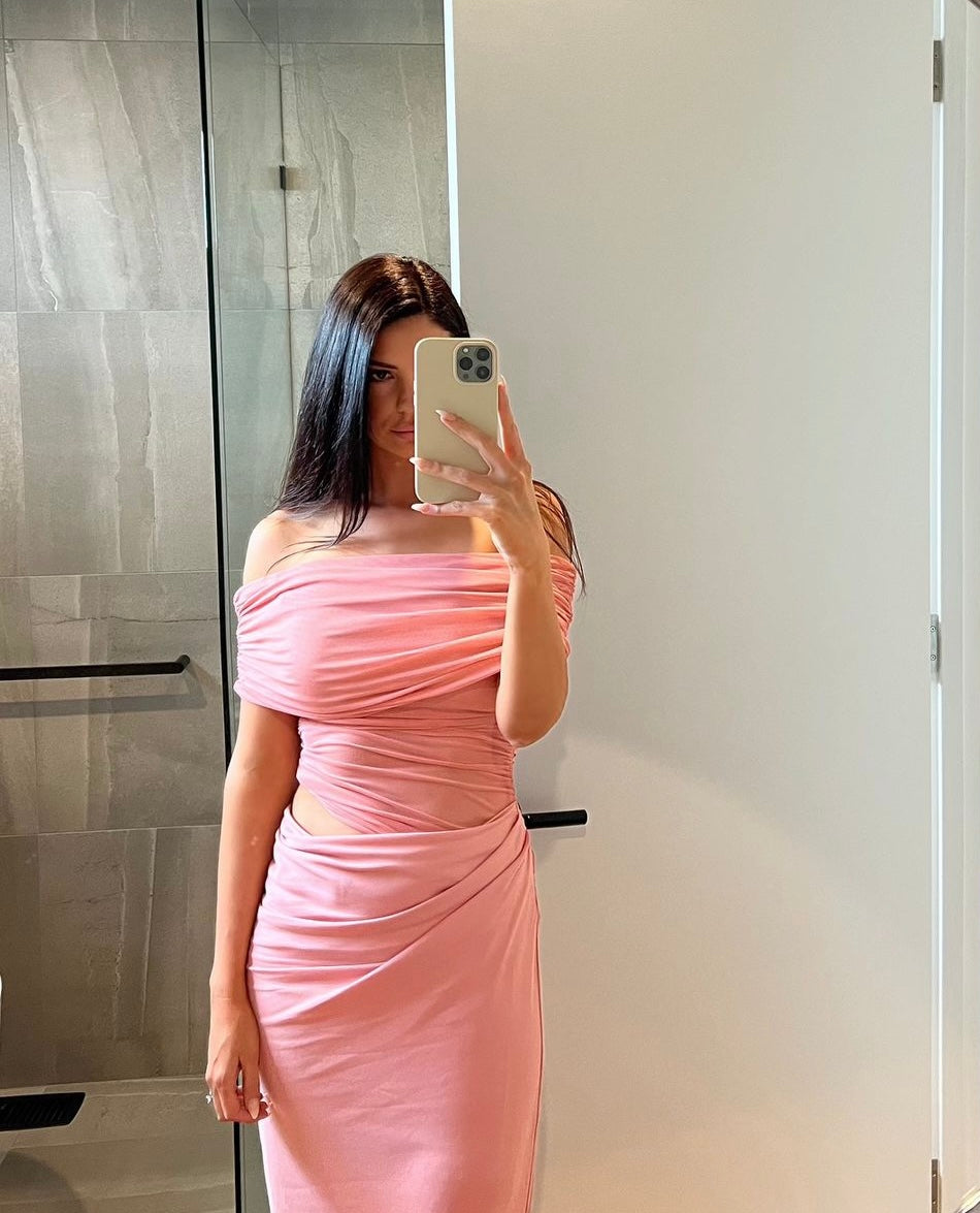 Benni Nico Off-Shoulder Maxi Dress