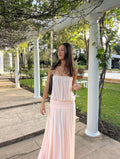 Bec & Bridge Camille Blouson Dress - Peach