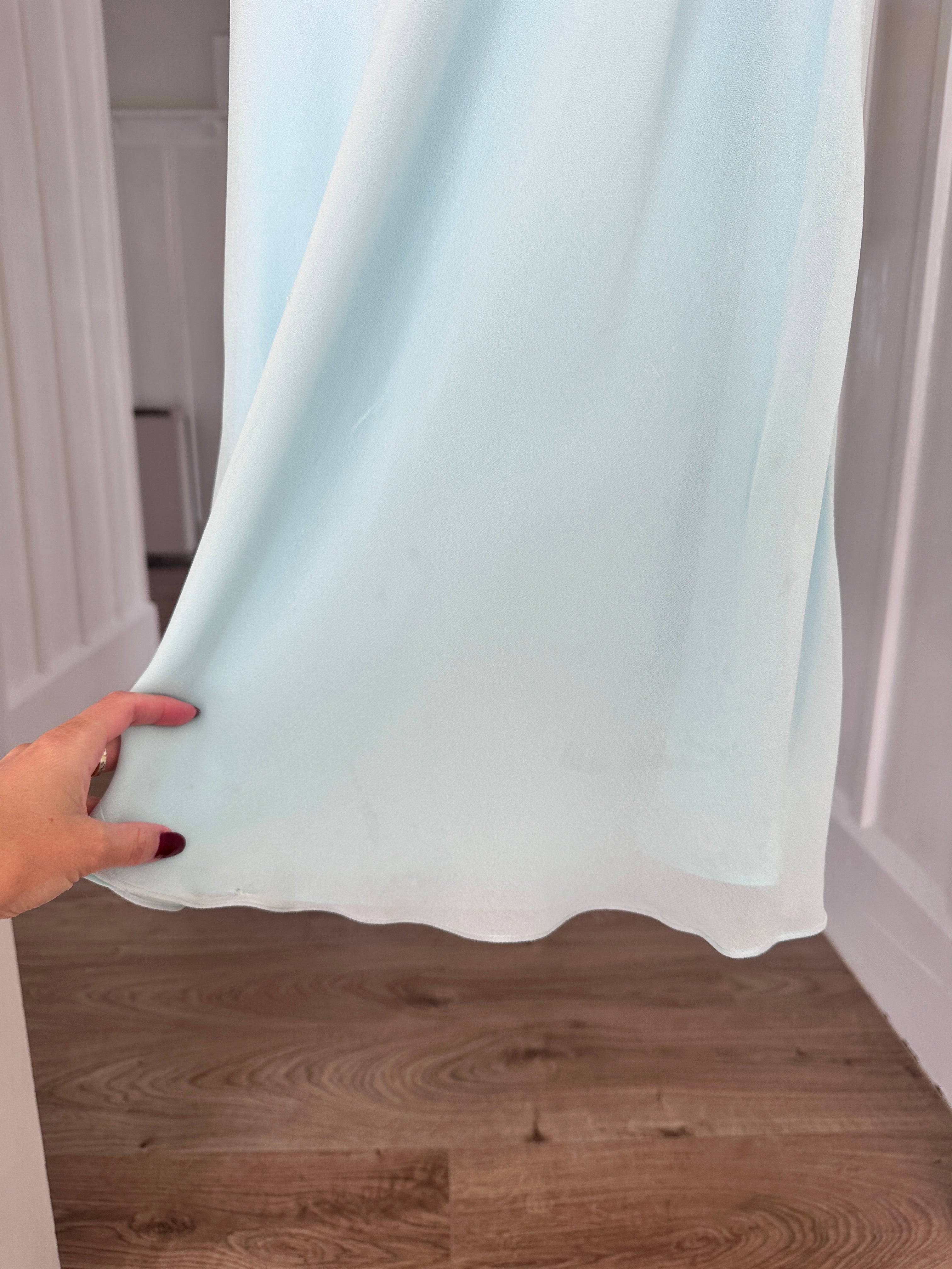 Bec & Bridge Soneva Wrap Dress - Arctic Blue