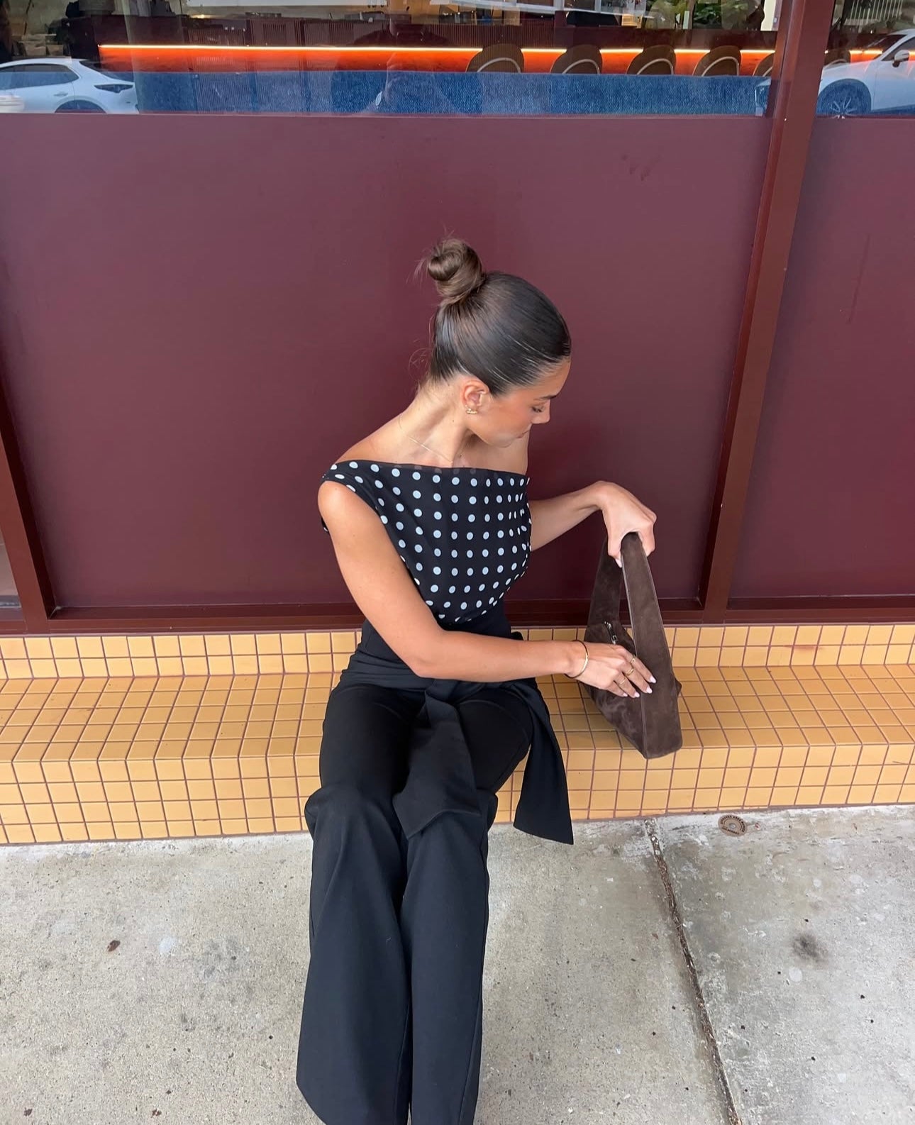 Design By Si Kimmie Polka Dotted Top