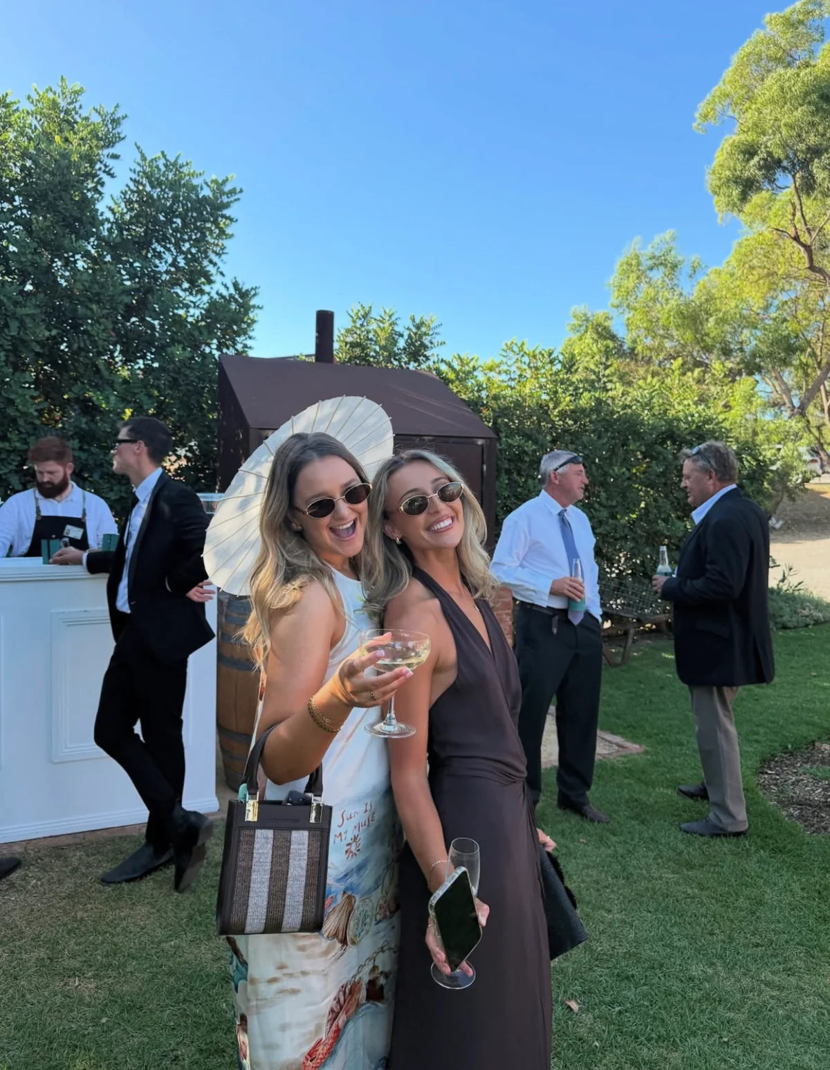 Bec & Bridge Soneva Wrap Dress - Dark Chocolate