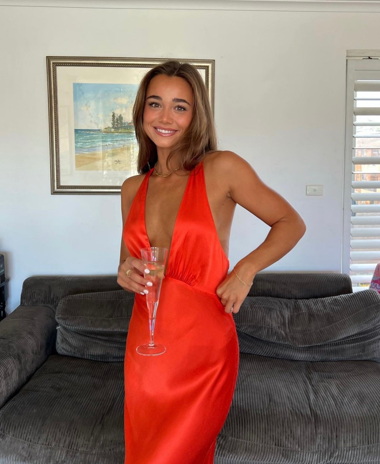 Shona Joy Milo Plunged Dress