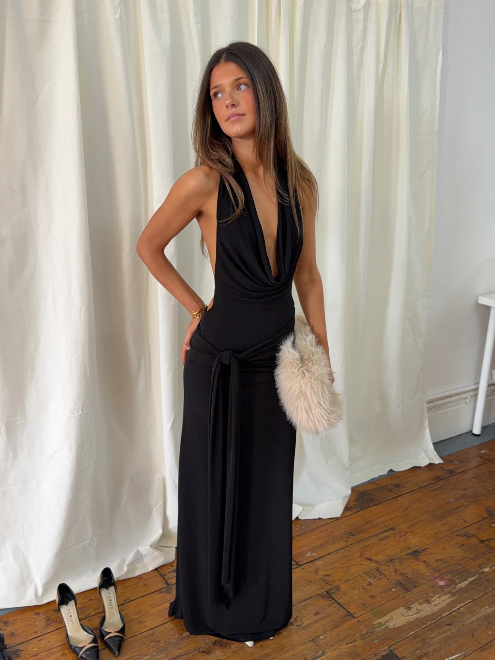 La Marie Nadia Dress - Black