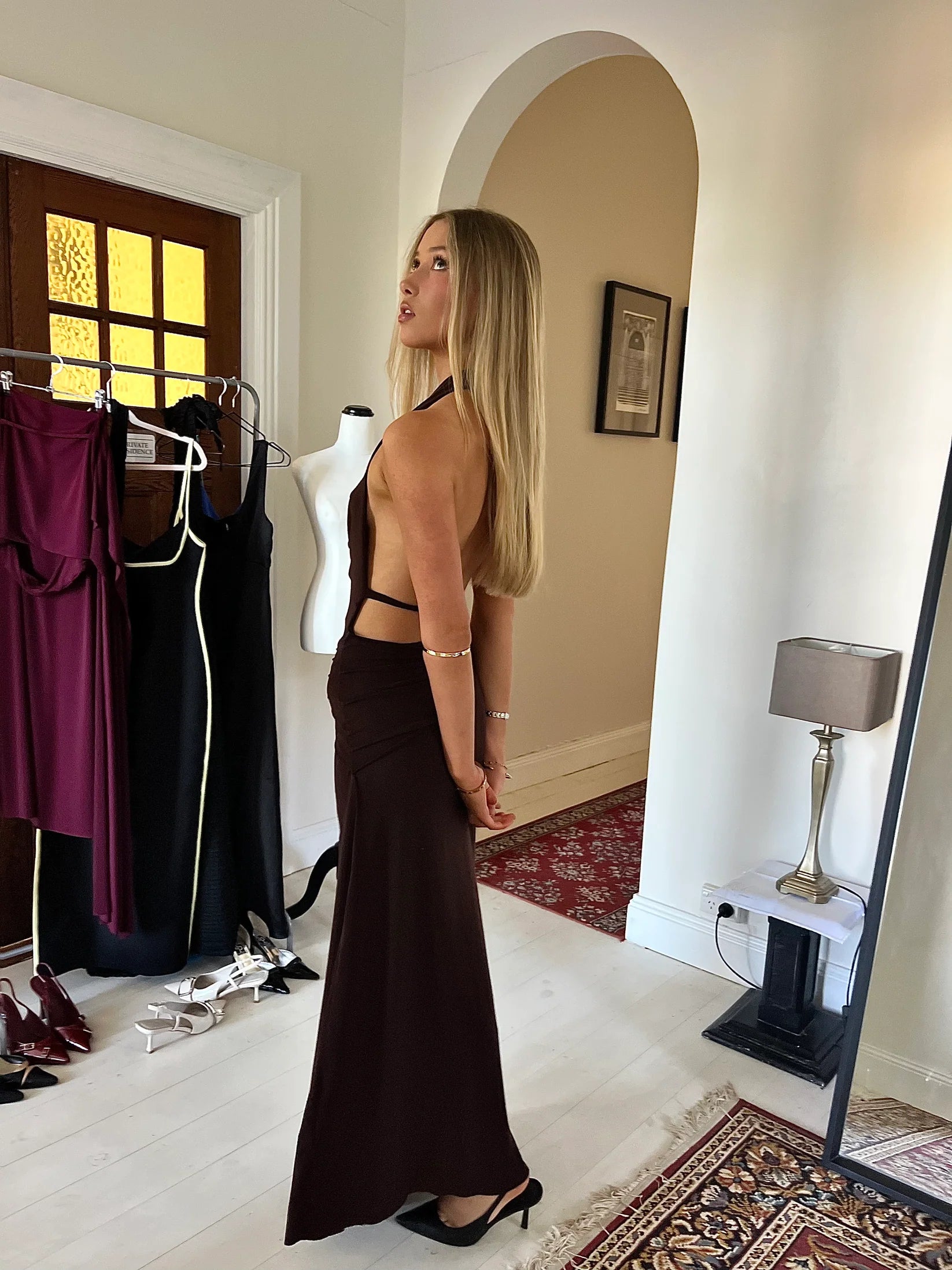 La Marie Nadia Dress - Brown