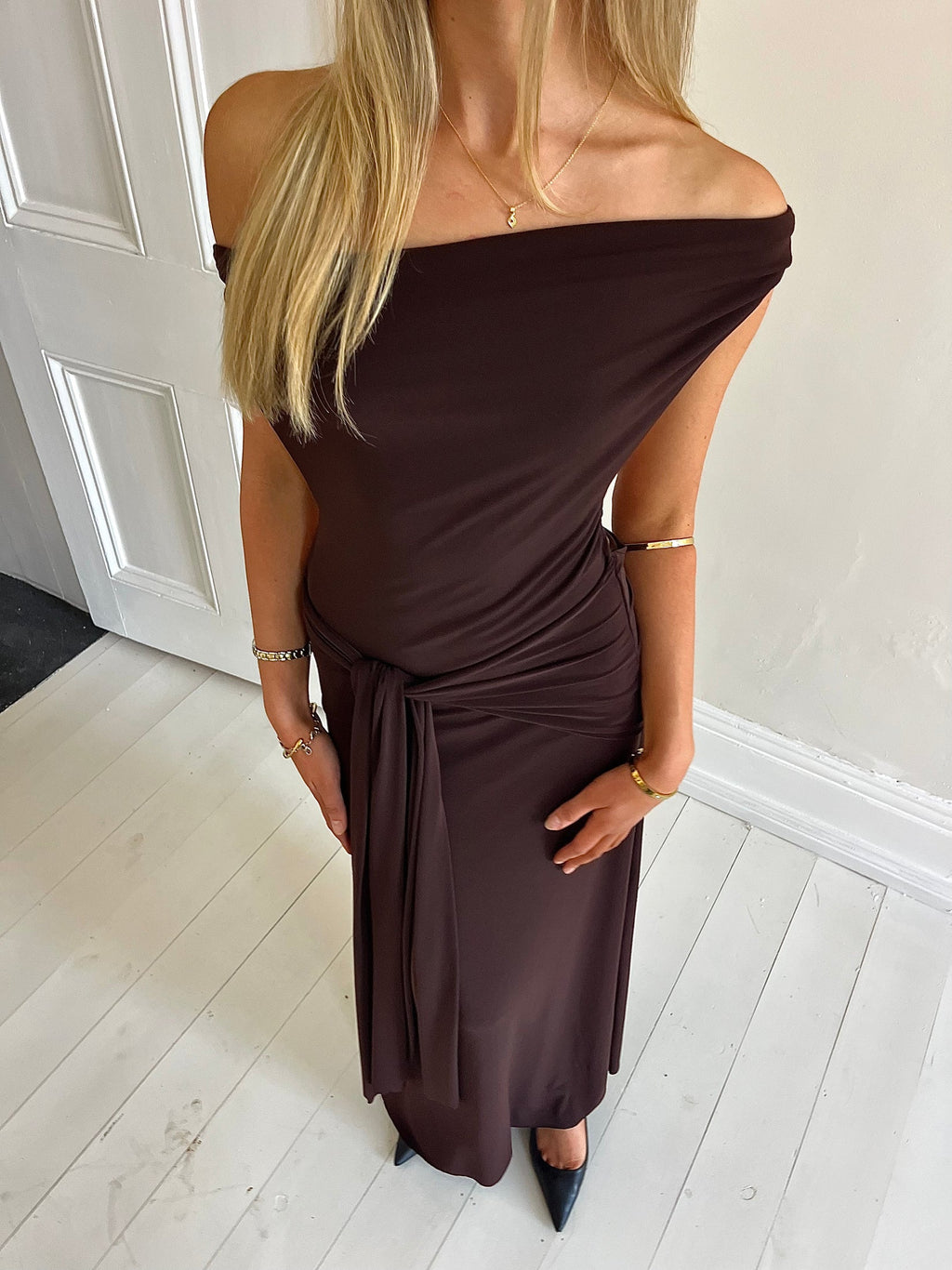 La Marie Nadia Dress - Brown