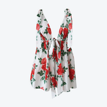 Load image into Gallery viewer, Caitlin Crisp Little Rosie Set - Red Liberty Floral
