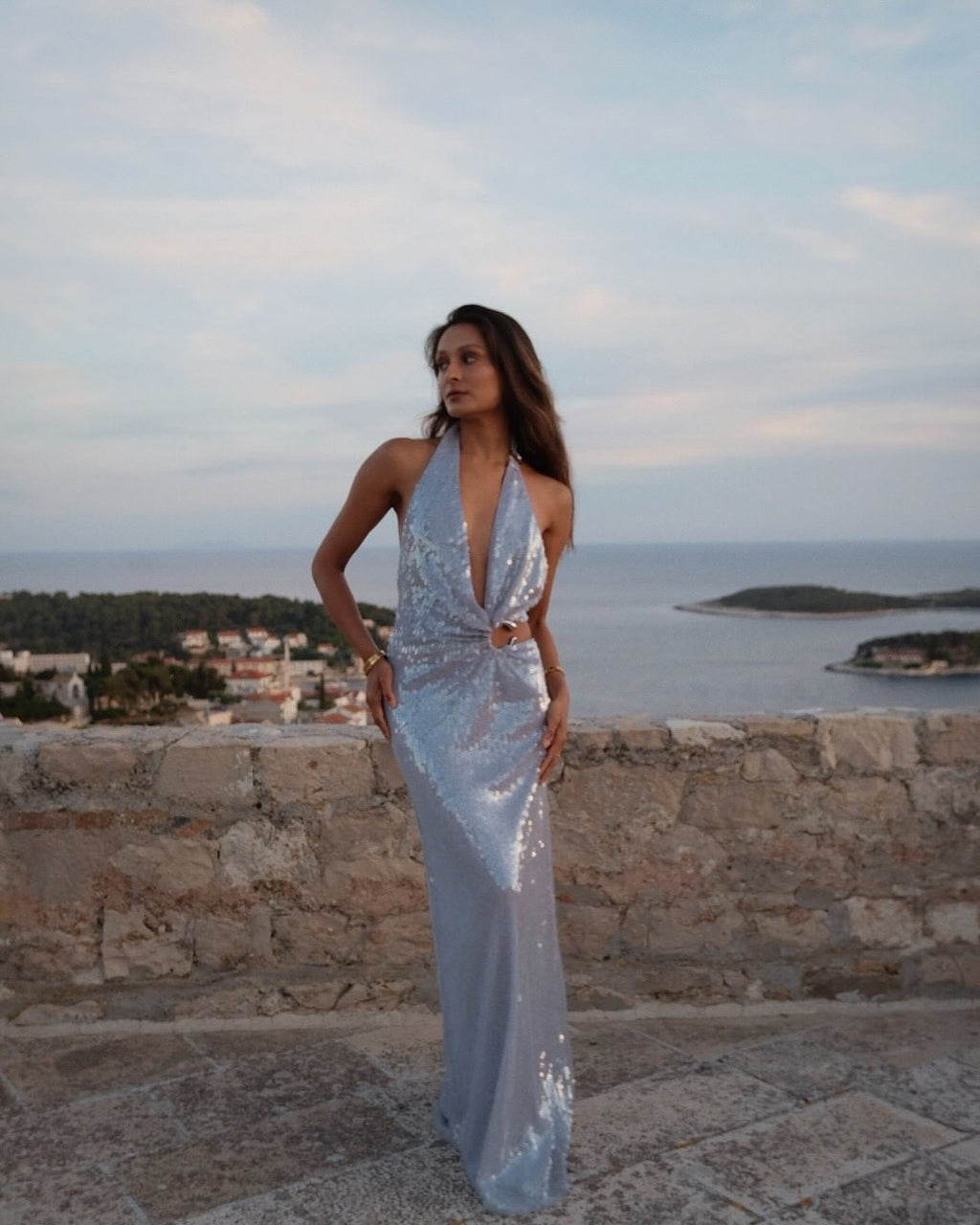 Misha Devon Sequin Dress