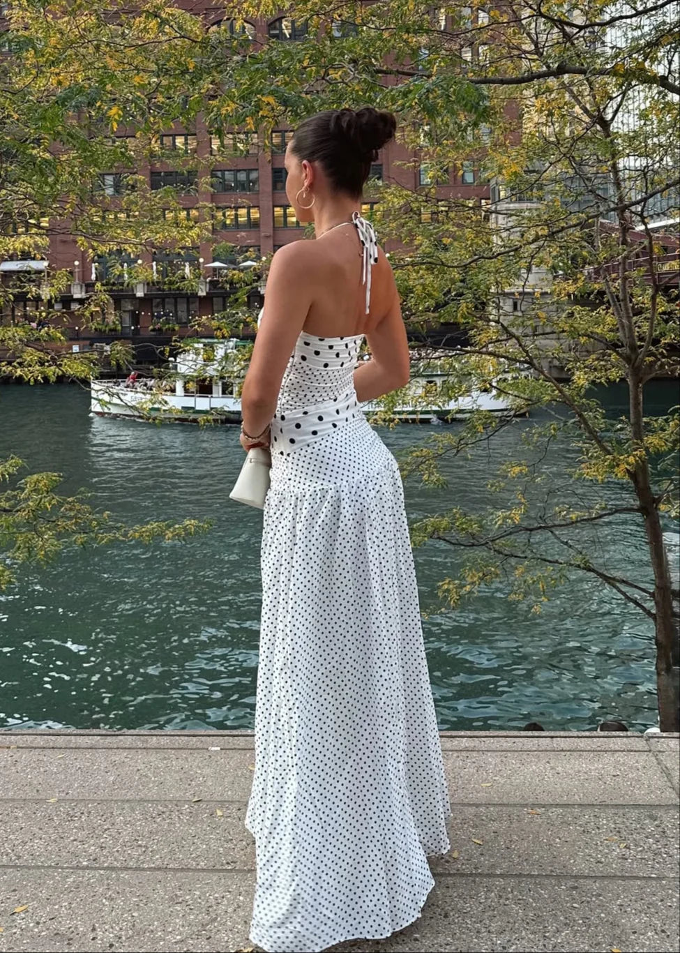 Princess Polly Marguerite Halter Maxi Dress