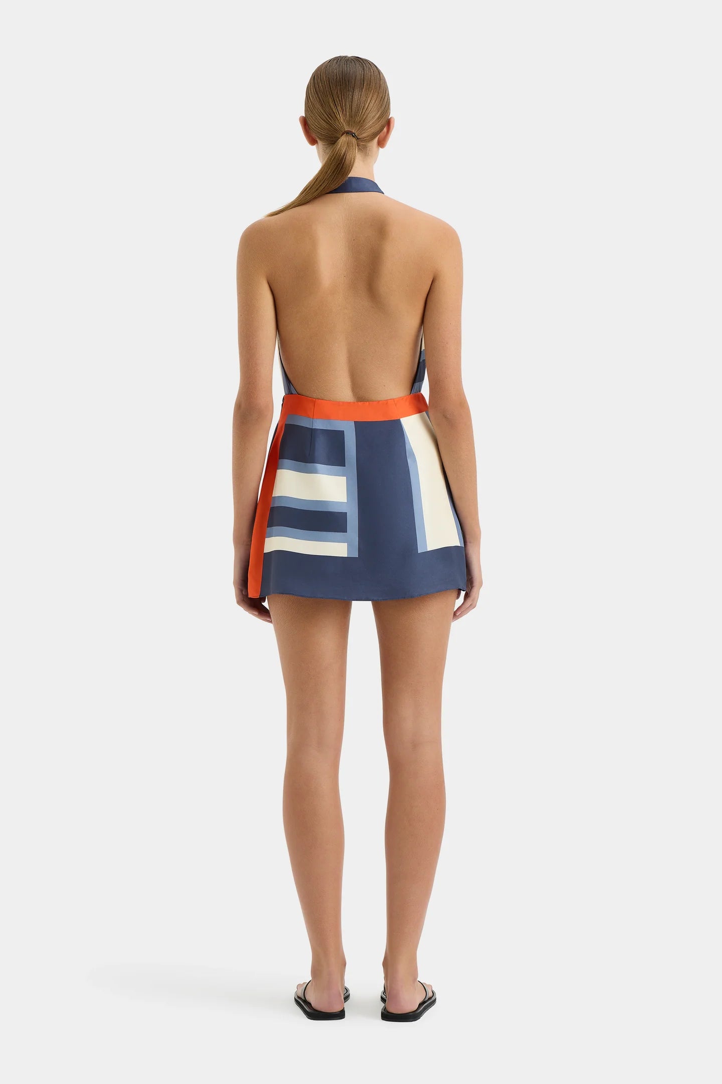 sir wrap mini dress SIR Realisme Wrap Halter Mini Dress
