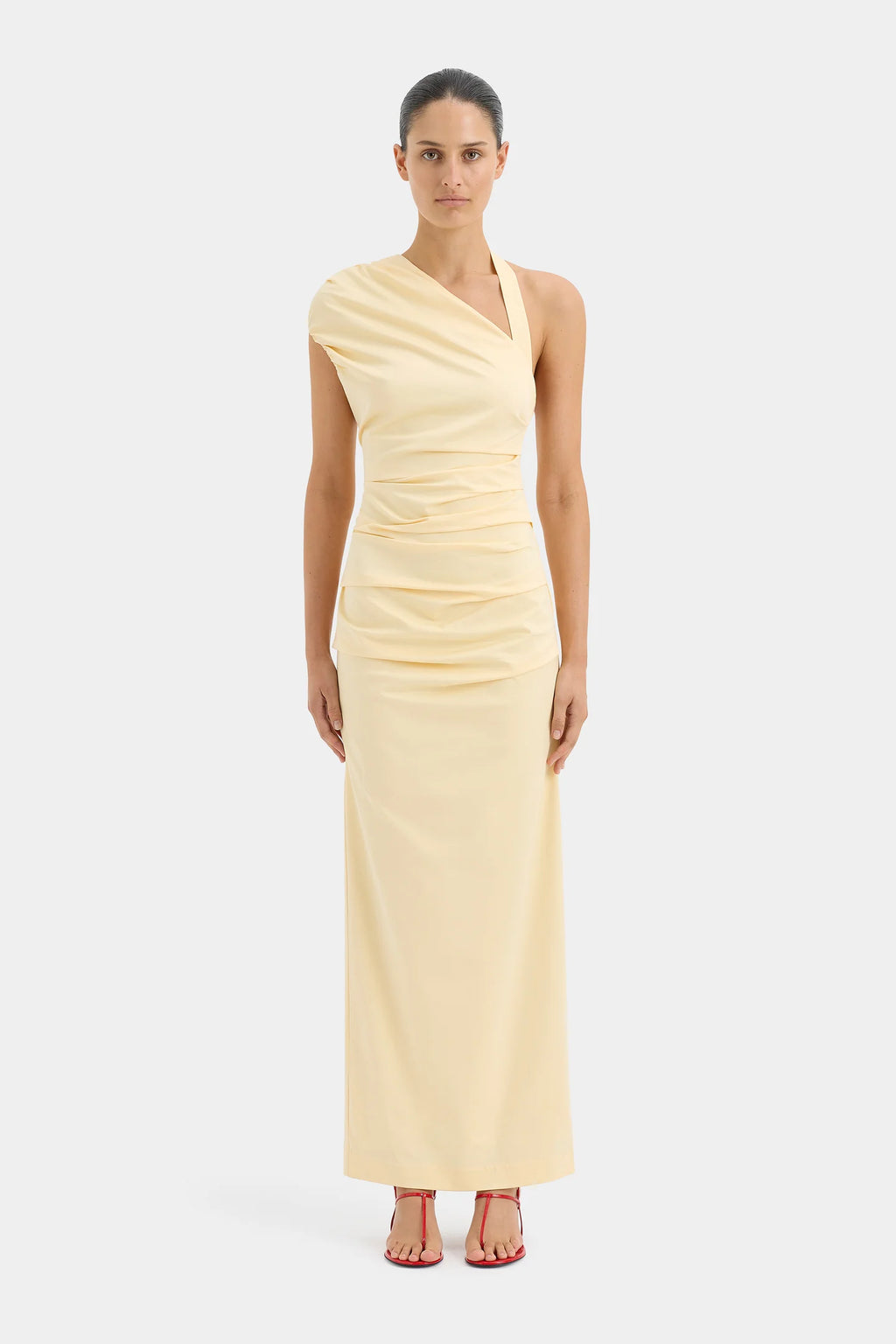 Sir The Label Giacomo Gathered Gown
