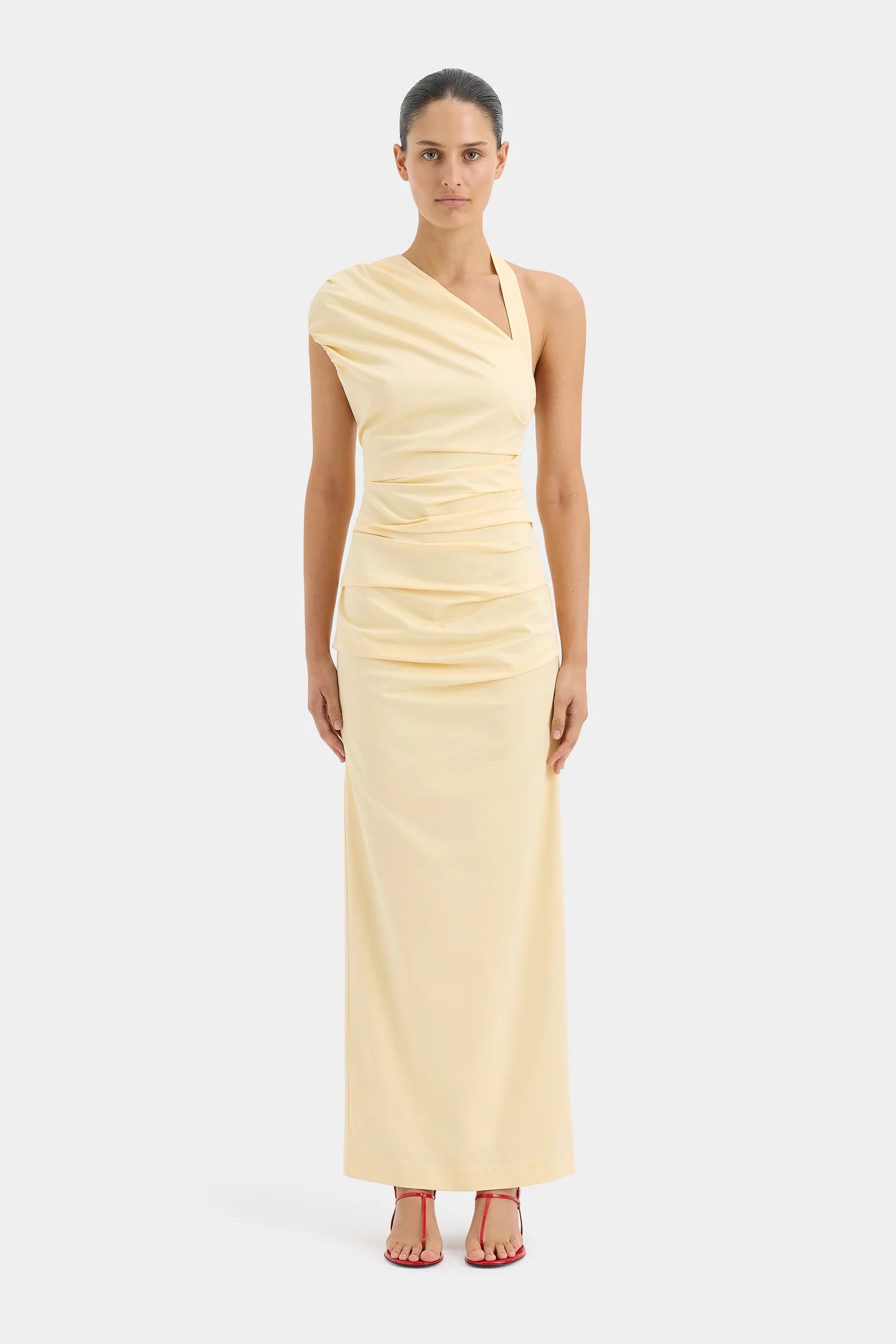 Sir The Label Giacomo Gathered Gown