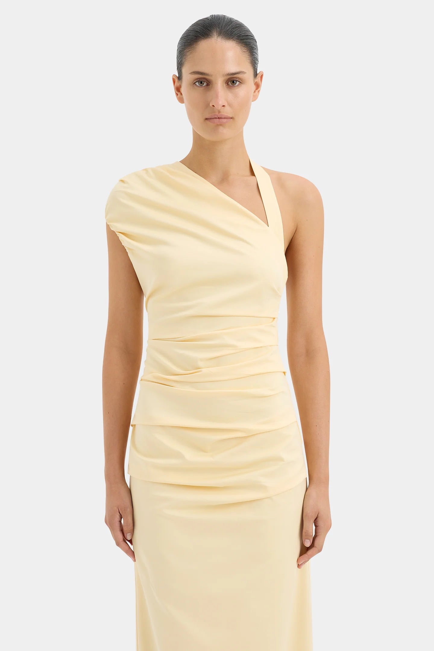 Sir The Label Giacomo Gathered Gown