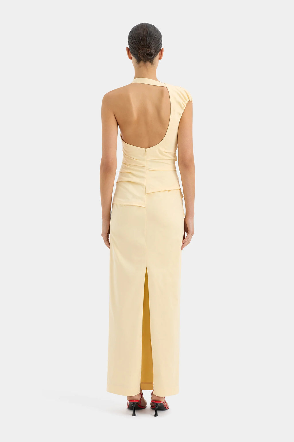 Sir The Label Giacomo Gathered Gown