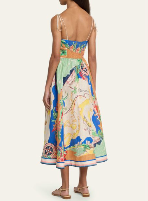 zimmermann alight picnic dress green Zimmermann Alight Green Picnic Dress by Zimmermann