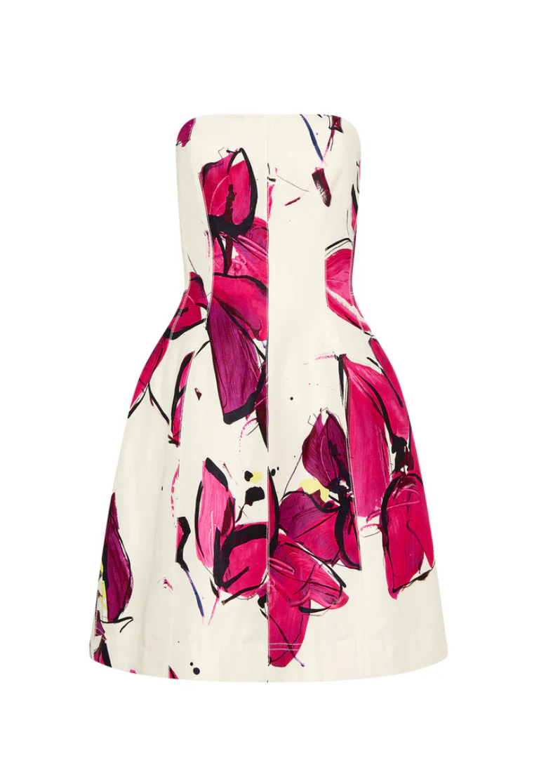 Aje Baret Strapless Mini Dress