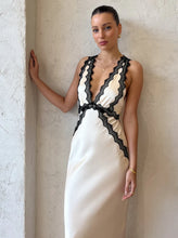 Load image into Gallery viewer, Shona Joy Camille Lace Cross Back Midi Dress
