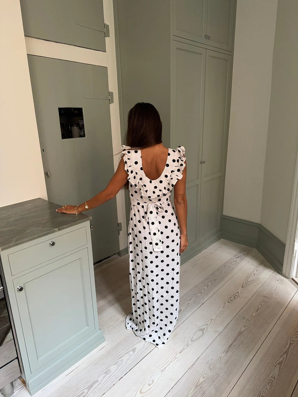 Design By Si Luna Dress - White/Black