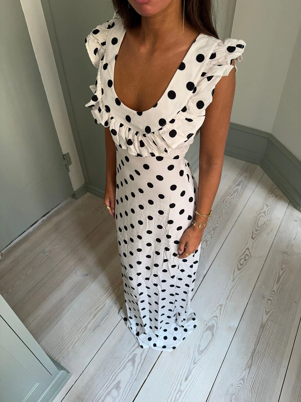 Design By Si Luna Dress - White/Black