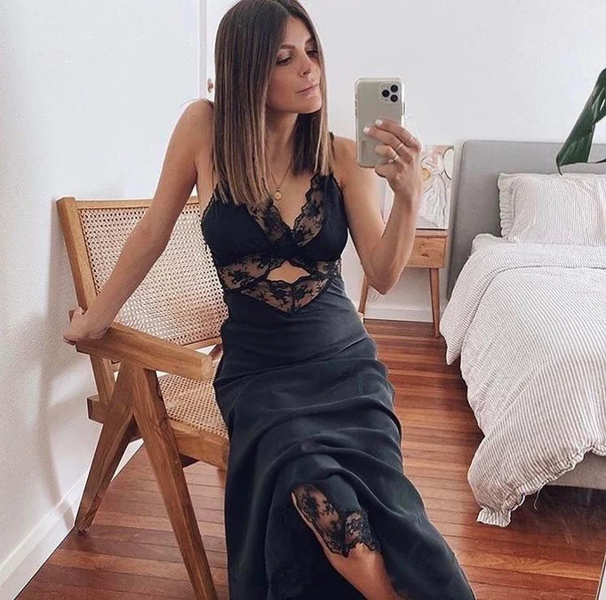 Sir The Label Aries Gown - Black