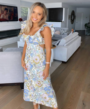 Load image into Gallery viewer, Zimmermann Super Eight Frilled Midi Dress

