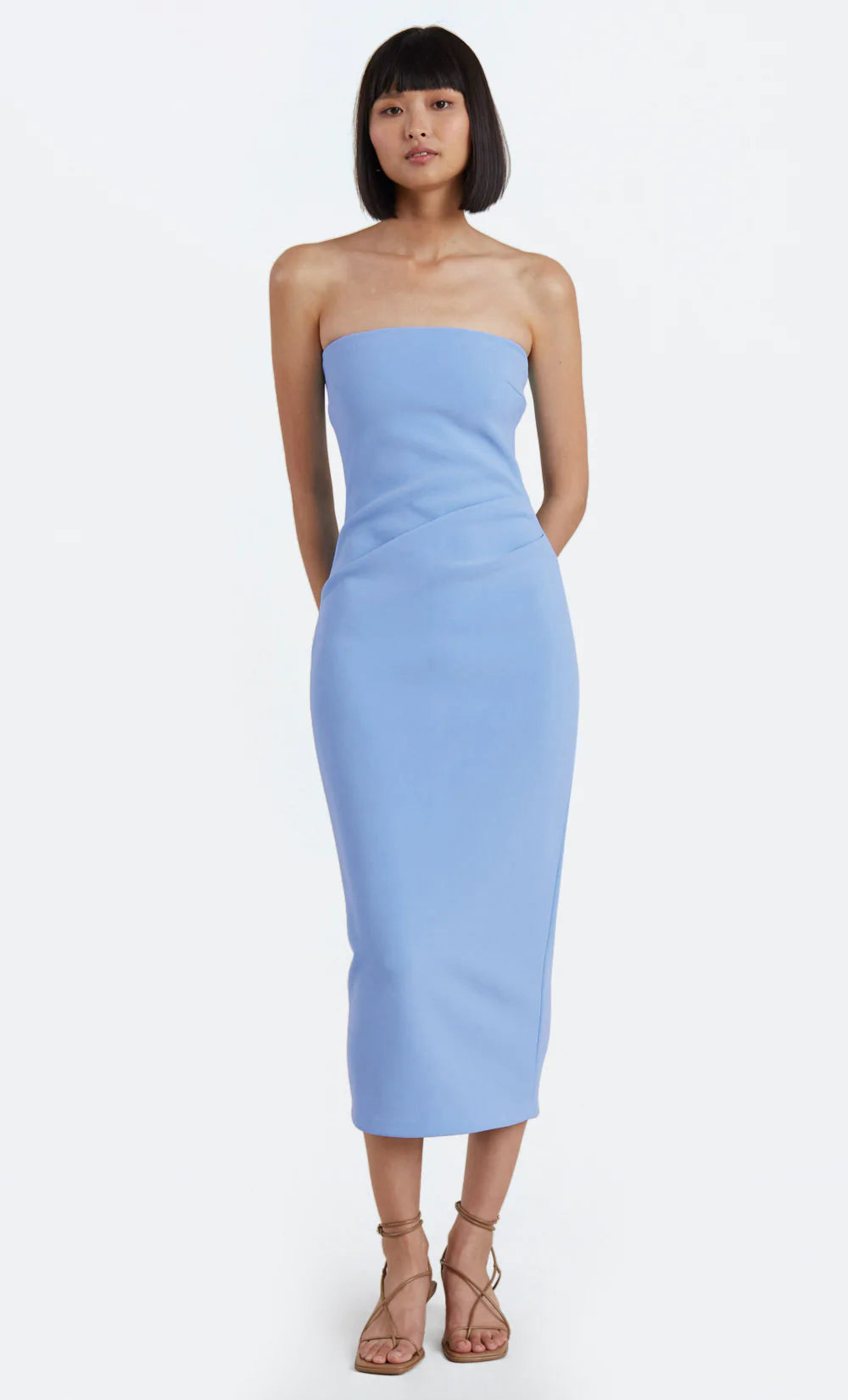 Bec & Bridge Karina Strapless Midi Dress